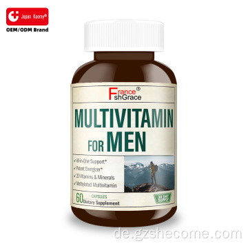Shecome Multivitamin-Kapseln für Männer, Energie, Prostatagesundheit